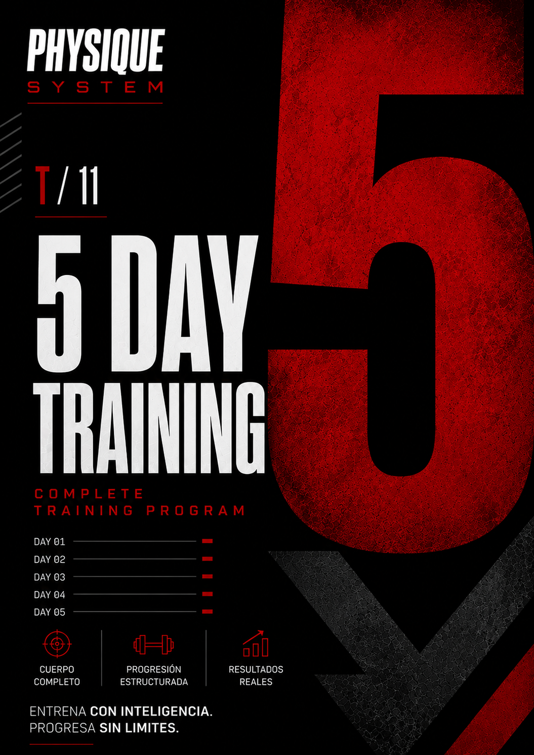 5 DAY — Entrenamiento + Nutrición + Método